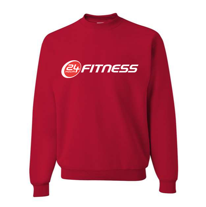 Men's 24 Hour Fitness Crewneck Comfy Sweatshirt