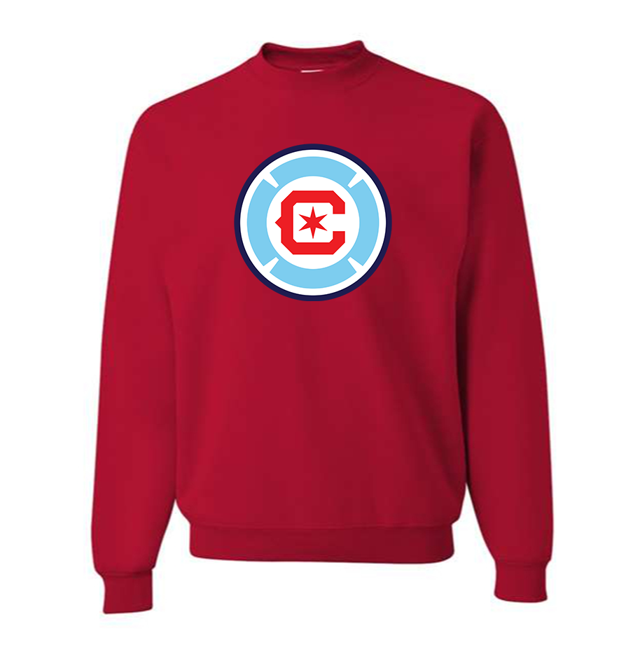 Men's Chicago fire Soccer Crewneck Comfy Sweatshirt