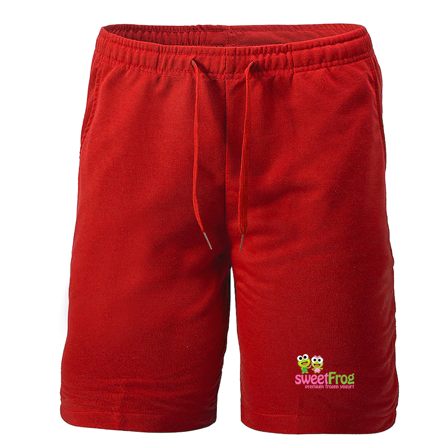 Men's Sweet Frog Frozen Athletic Fleece Shorts