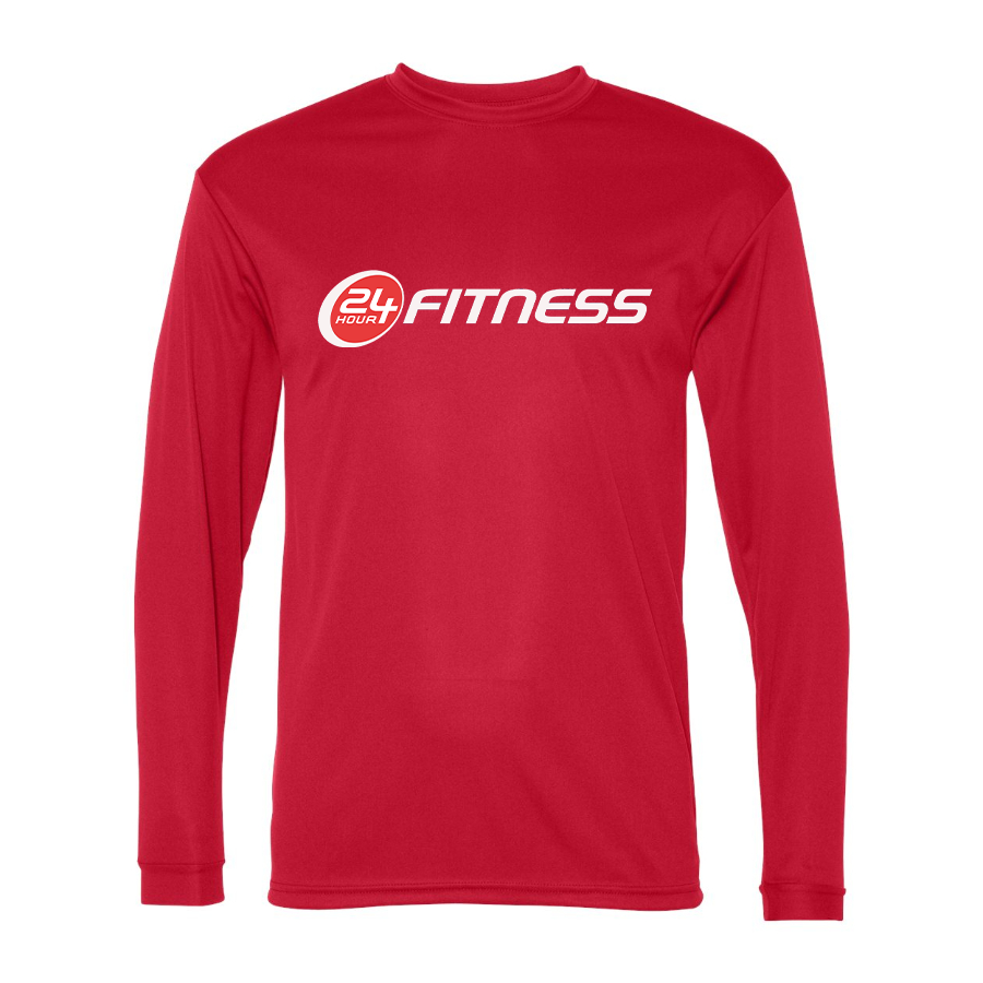 Men's 24 Hour Fitness Performance Long Sleeve T-Shirt