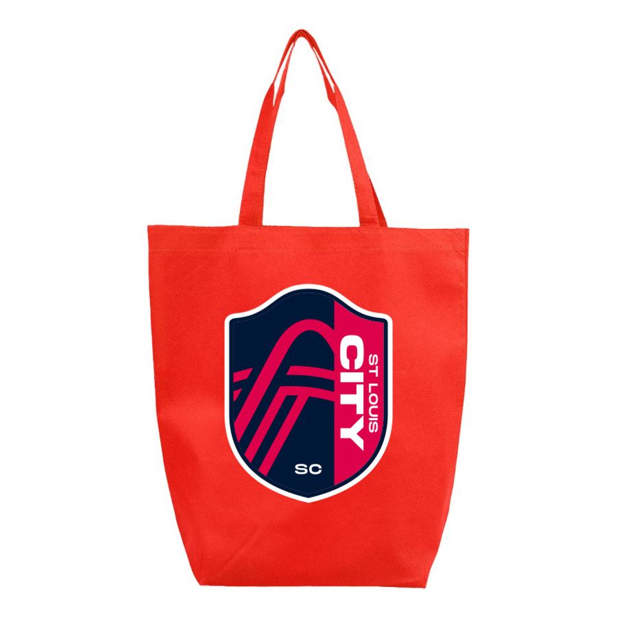 St. Louis City Soccer Q-Tees Non-Woven Gusset Bottom Tote