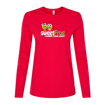 Women's Sweet Frog Frozen Long Sleeve T-Shirt