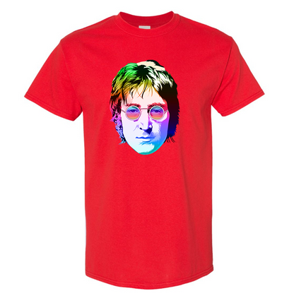 Youth's John Lennon Face Art Music Cotton T-Shirt