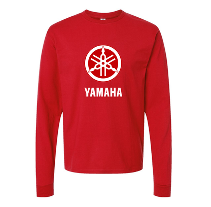 Men's Yamaha Motorcycle Long Sleeve T-Shirt