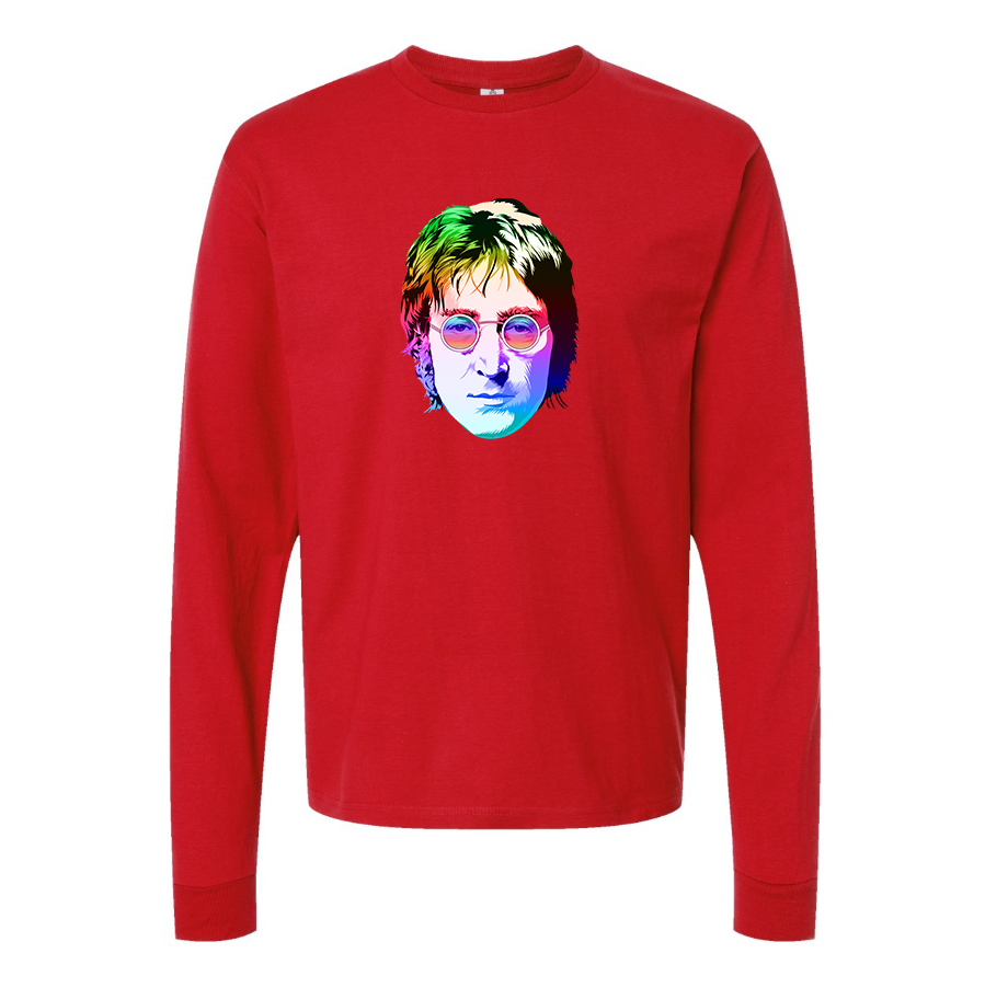 Youth's John Lennon Face Art Music Long Sleeve T-Shirt