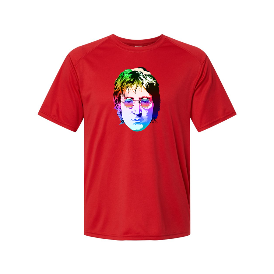 Youth John Lennon Face Art Music Performance T-Shirt