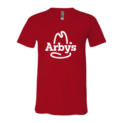 Men's Arby's BELLA + CANVAS - Jersey V-Neck T-Shirt