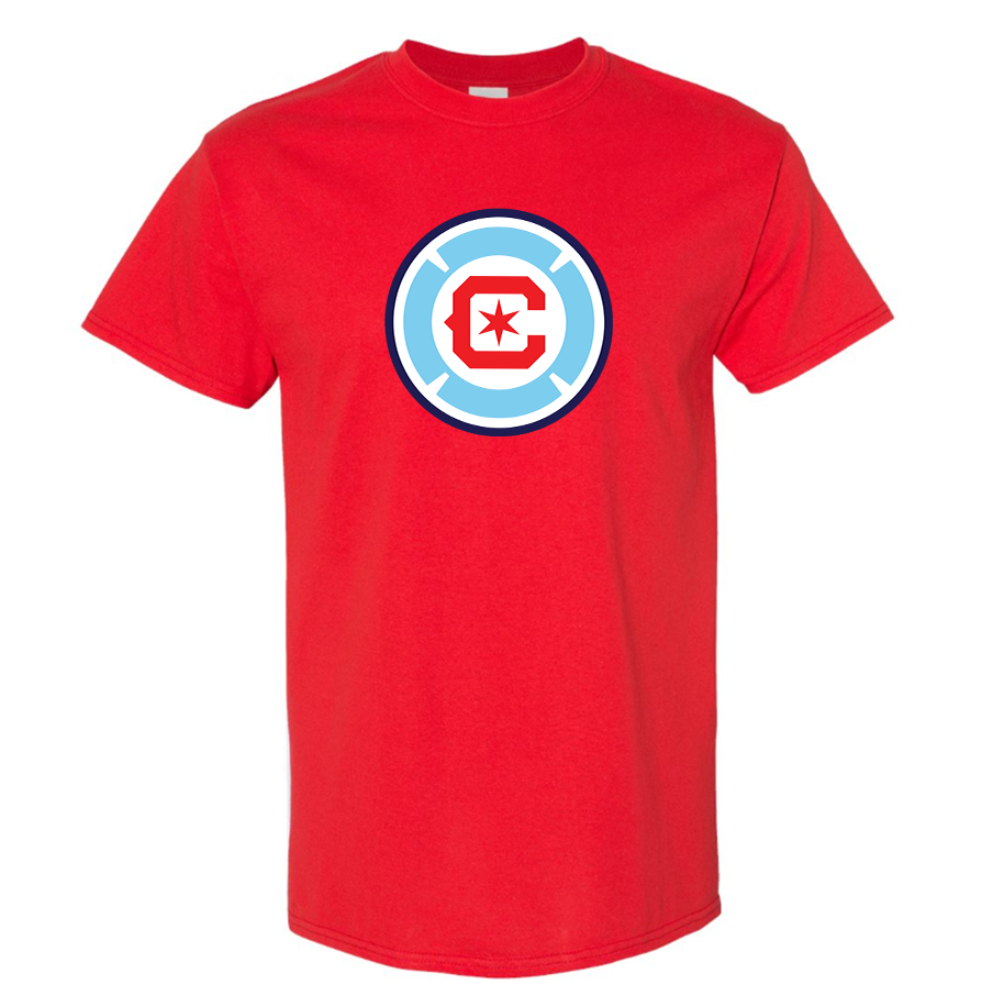 Men's Chicago fire Soccer Cotton  T-Shirt