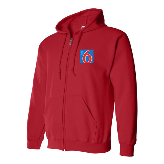 Men's Motel 6 Zipper Hoodie