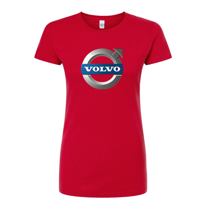 Women’s Volvo Car   Round Neck T-Shirt