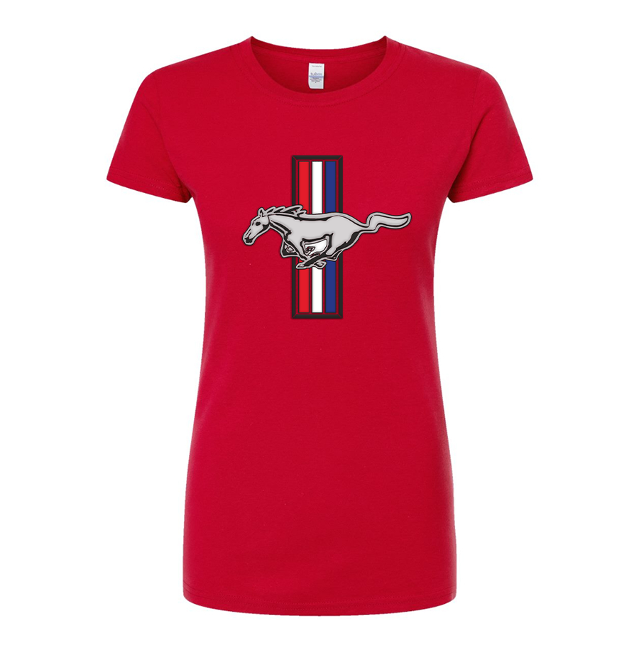 Women’s Mustang Round Neck T-Shirt