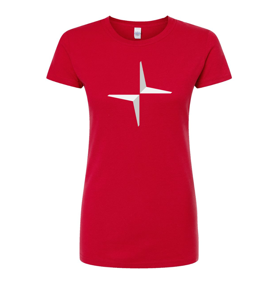 Women’s Polestar Electric Car Round Neck T-Shirt