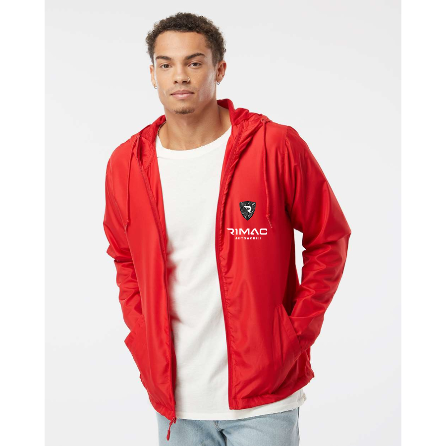 Men's Rimac Automobili Independent Trading Co Lightweight Windbreaker Full-Zip Jacket