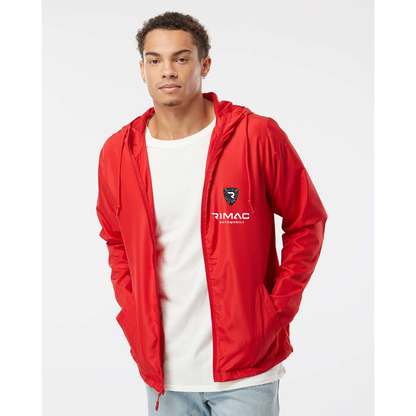 Men's Rimac Automobili Independent Trading Co Lightweight Windbreaker Full-Zip Jacket