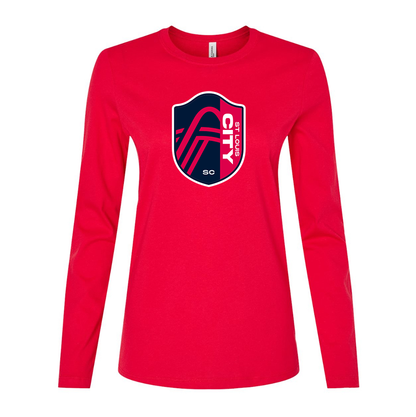 Women's St. Louis City Soccer  Long Sleeve T-Shirt