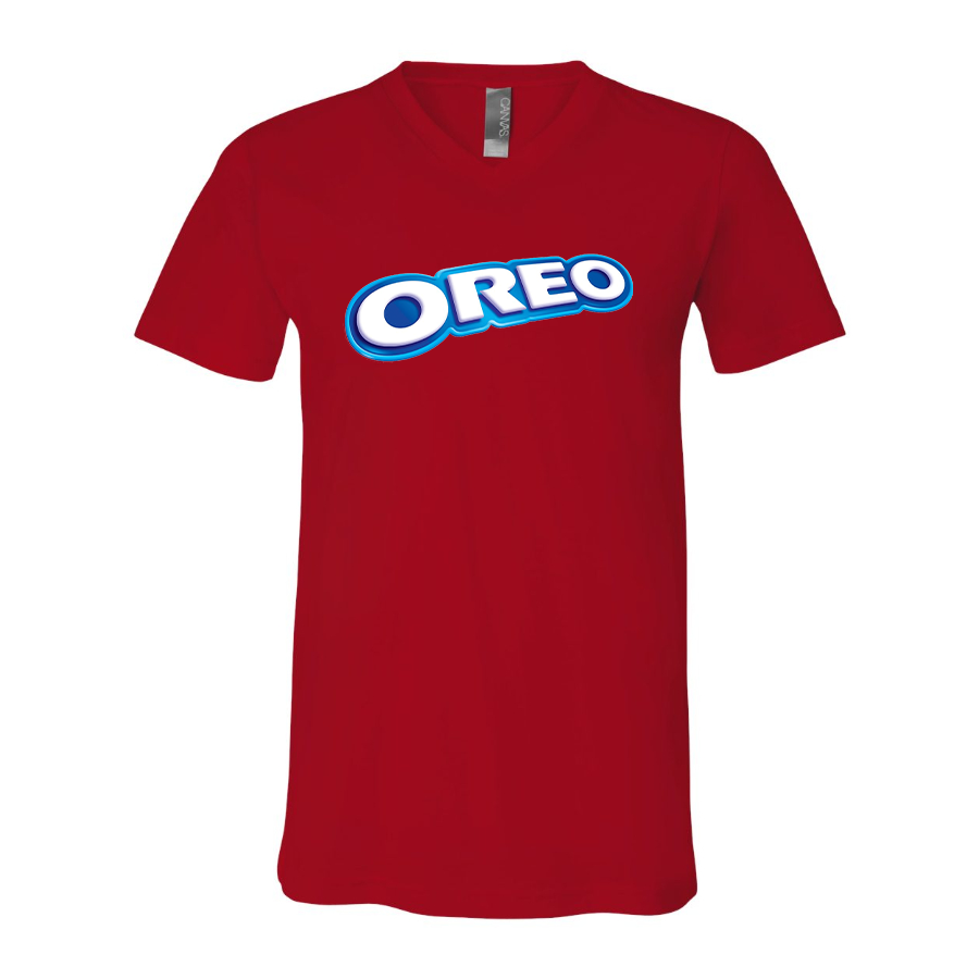 Men's Oreo BELLA + CANVAS - Jersey V-Neck T-Shirt