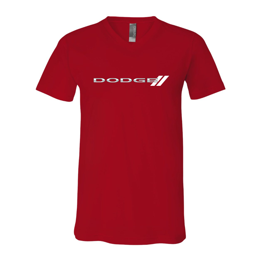 Men's Dodge Car  BELLA + CANVAS - Jersey V-Neck T-Shirt