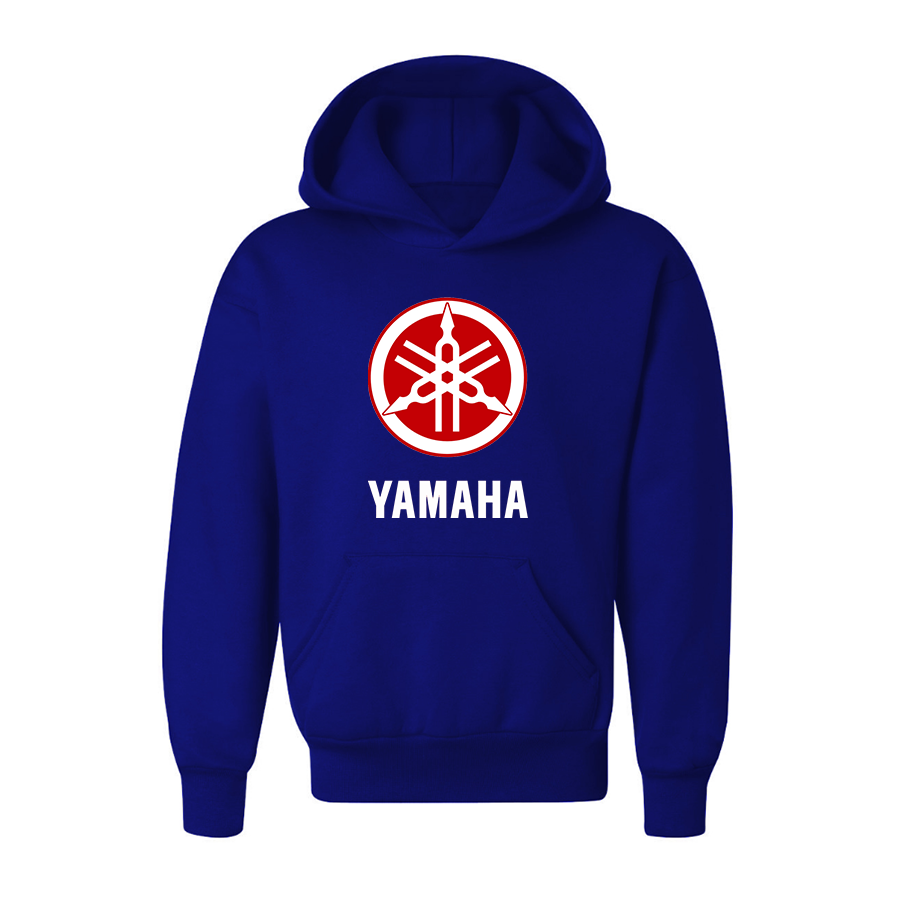 Youth Yamaha Motorcycle Kids Pullover Hoodie