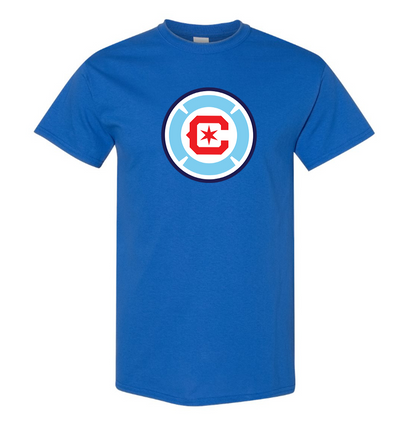 Men's Chicago fire Soccer Cotton  T-Shirt