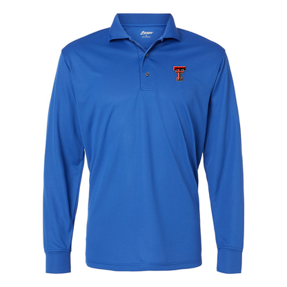 Men's Texas Tech Red Raiders  Paragon Prescott Long Sleeve Polo