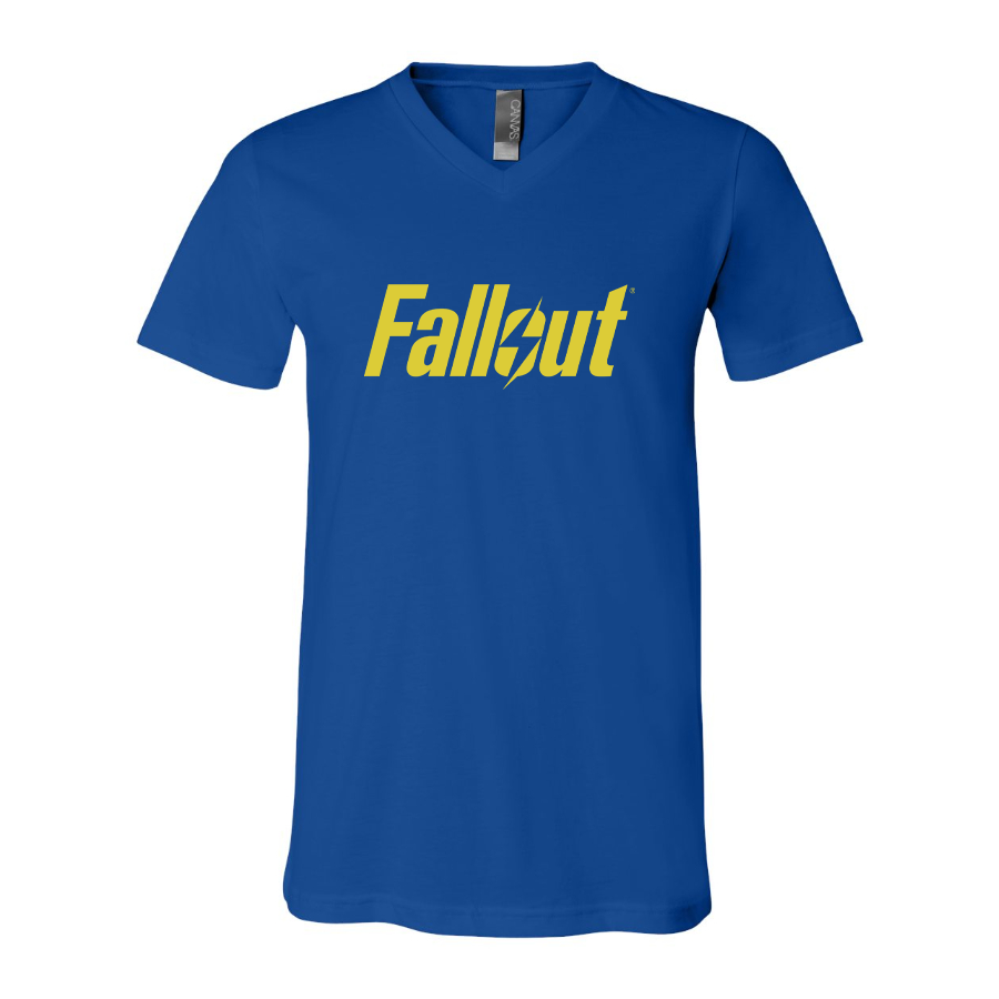 Men's Fallout BELLA + CANVAS - Jersey V-Neck T-Shirt