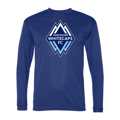 Men's Vancouver Whitecaps FC Polyester Long Sleeve T-Shirt