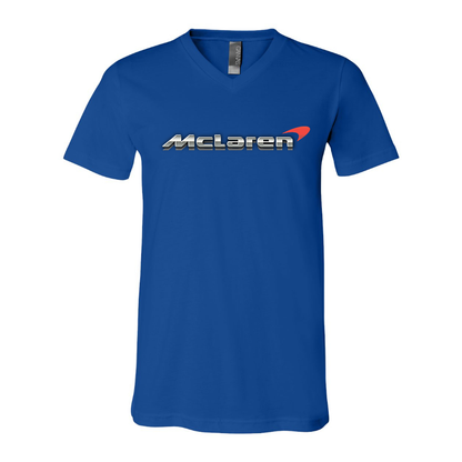 Men's Mclaren BELLA + CANVAS - Jersey V-Neck T-Shirt