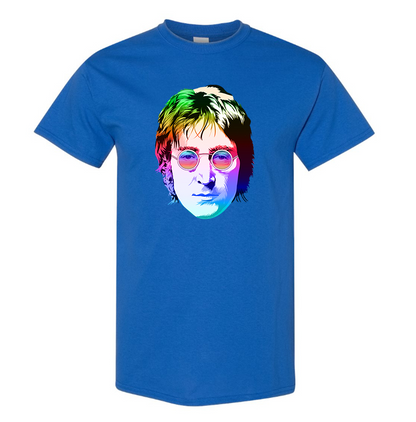 Youth's John Lennon Face Art Music Cotton T-Shirt