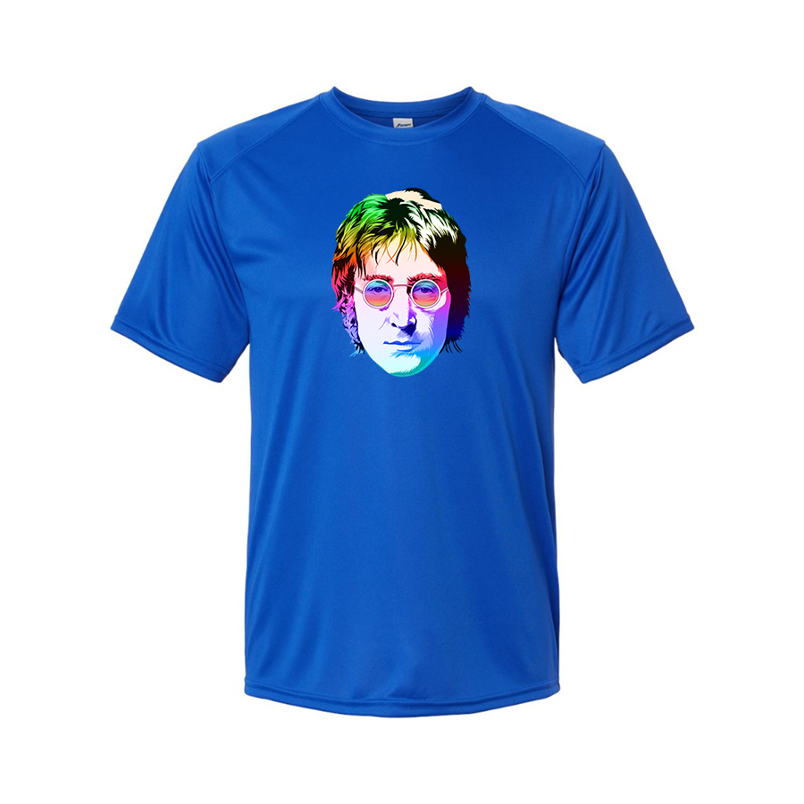 Youth John Lennon Face Art Music Performance T-Shirt