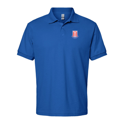 Men's Stoke City Soccer  Gildan Dry Blend Jersey Polo