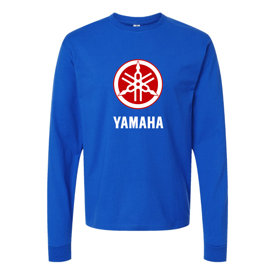 Men's Yamaha Motorcycle Long Sleeve T-Shirt