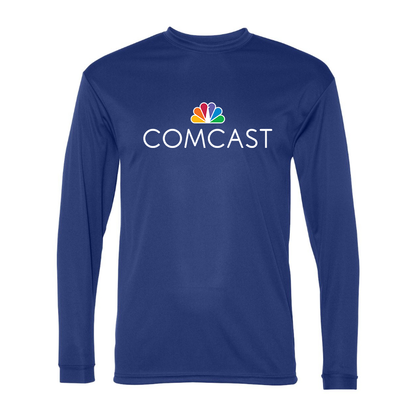 Men's Comcast  Polyester Long Sleeve T-Shirt