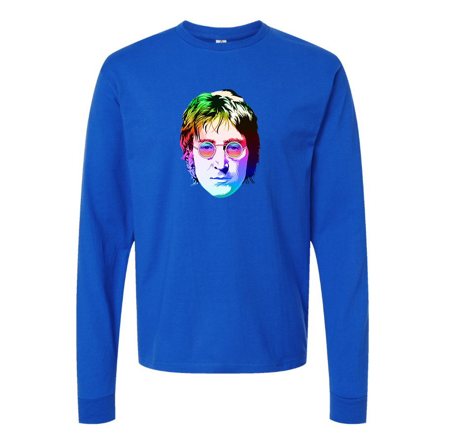 Youth's John Lennon Face Art Music Long Sleeve T-Shirt