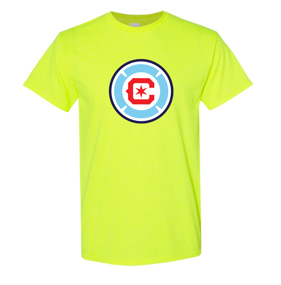 Men's Chicago fire Soccer Cotton  T-Shirt