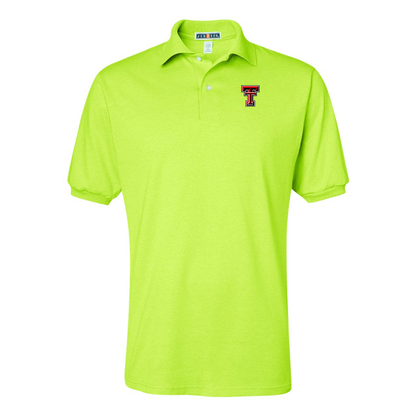Men's Texas Tech Red Raiders  JERZEES  SpotShield polo