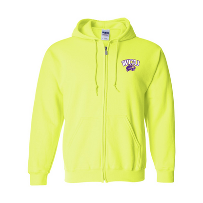 Men's Western Carolina Catamounts JERZEES NuBlend Full-Zip Hooded Sweatshirt