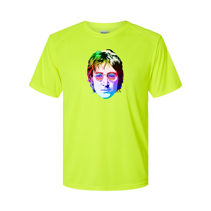 Youth John Lennon Face Art Music Performance T-Shirt