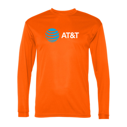 Men's AT&T  Polyester Long Sleeve T-Shirt