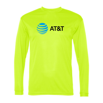 Men's AT&T  Polyester Long Sleeve T-Shirt