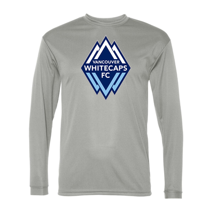 Men's Vancouver Whitecaps FC Polyester Long Sleeve T-Shirt