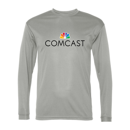 Men's Comcast  Polyester Long Sleeve T-Shirt