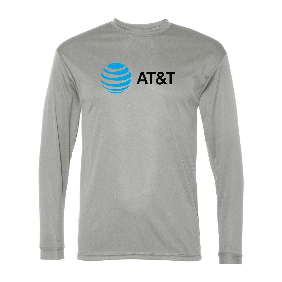 Men's AT&T  Polyester Long Sleeve T-Shirt