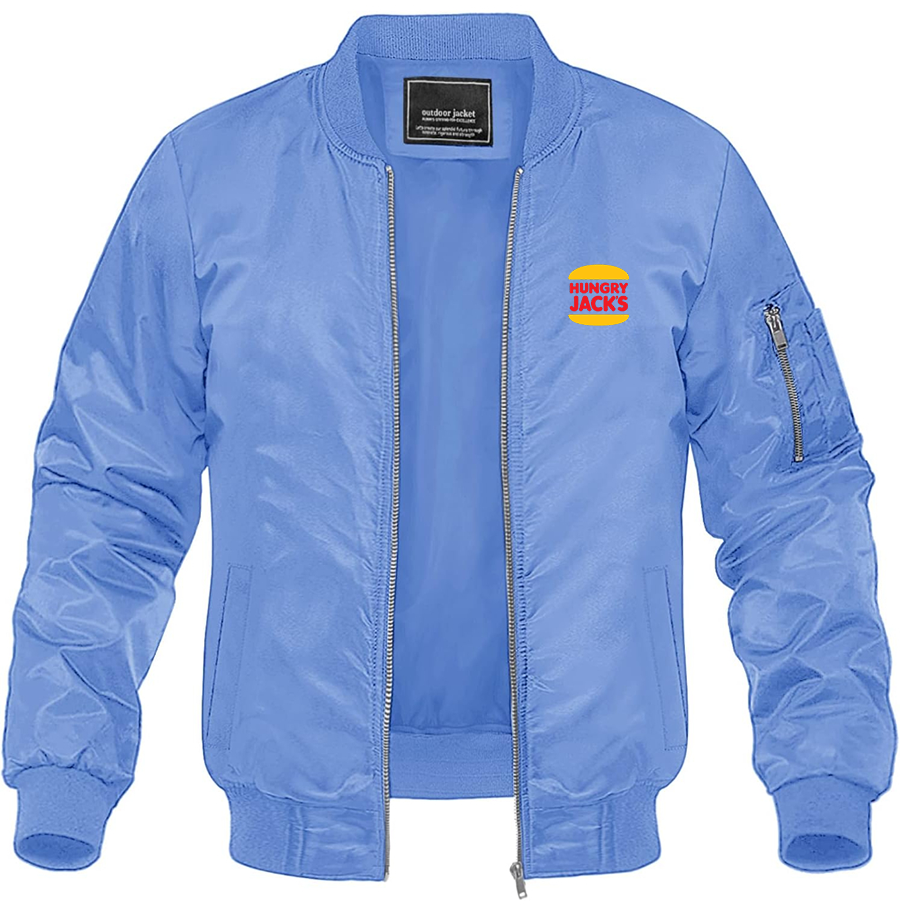 Men's Hungry Jack_s Lightweight Bomber Jacket Windbreaker Softshell Varsity Jacket Coat