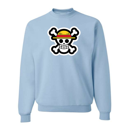 Men's Straw Hat  Crewneck Sweatshirt