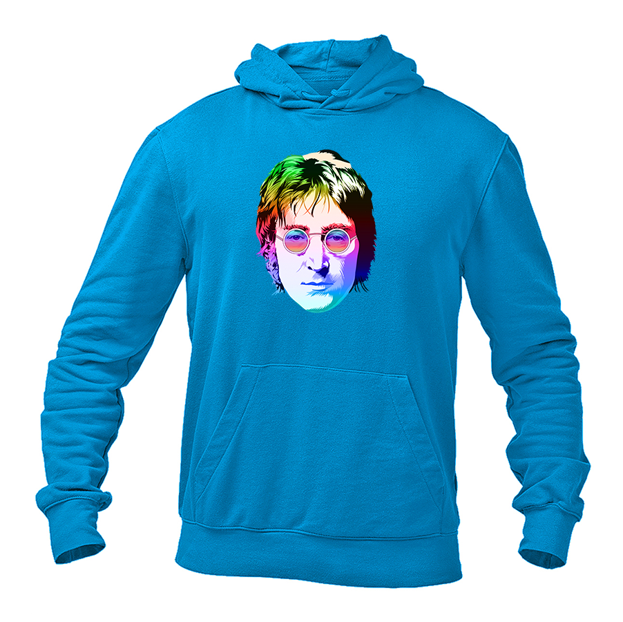 Men's John Lennon Face Art Music Pullover Hoodie