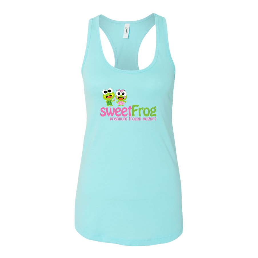 Women's Sweet Frog Frozen Racerback Tank Top