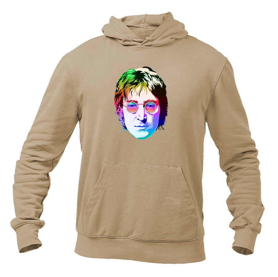 Men's John Lennon Face Art Music Pullover Hoodie