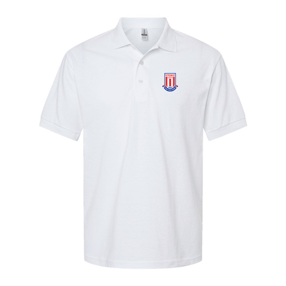 Men's Stoke City Soccer  Gildan Dry Blend Jersey Polo