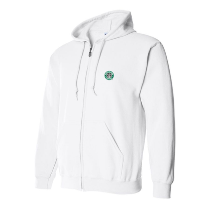 Men's Starbucks Coffee Zipper Hoodie