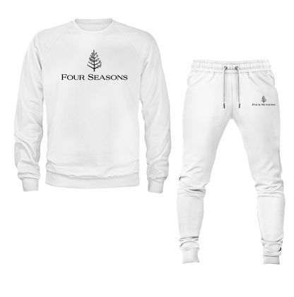 Men's Four Seasons  Crewneck Sweatshirt Joggers Suit